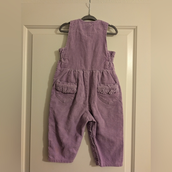Vintage Y2K Petite Club Purple Corduroy Jumpsuit - Picture 6 of 7